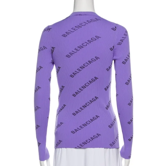 Balenciaga Ribbed Knit Sweater - Picture 2 of 3